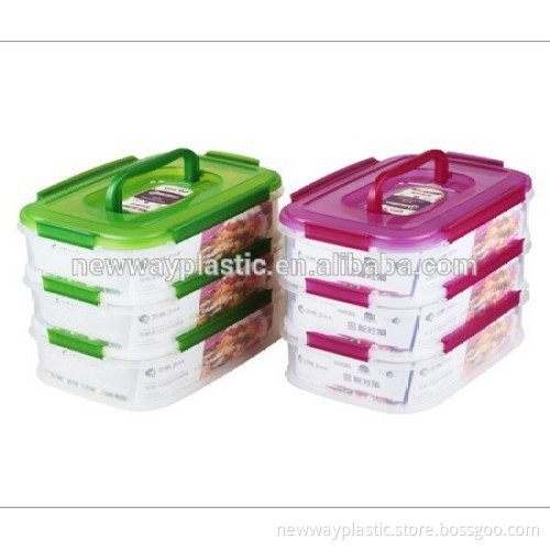 1.6L 3 pcs/set plastic ood container